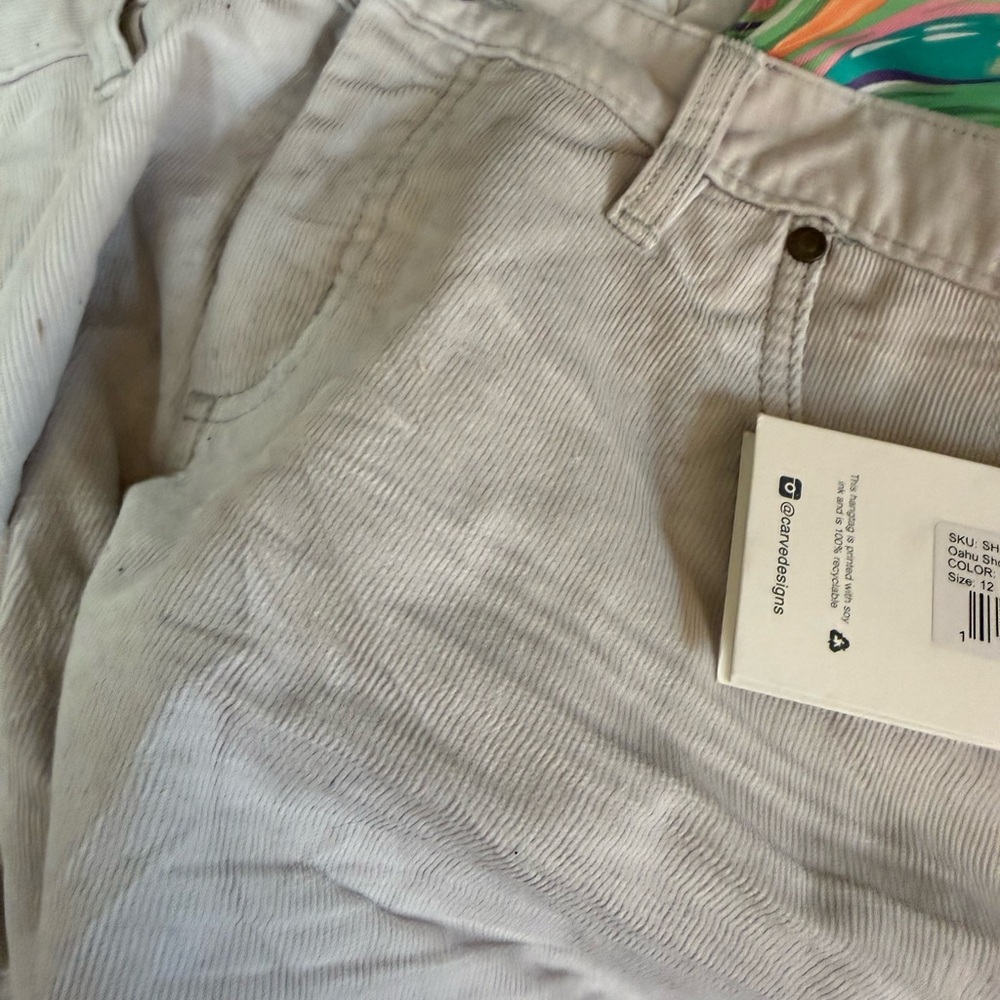 Women's NWT Carve Designs Oahu 4" Short in Quarry Size 12 - Picture 6 of 6